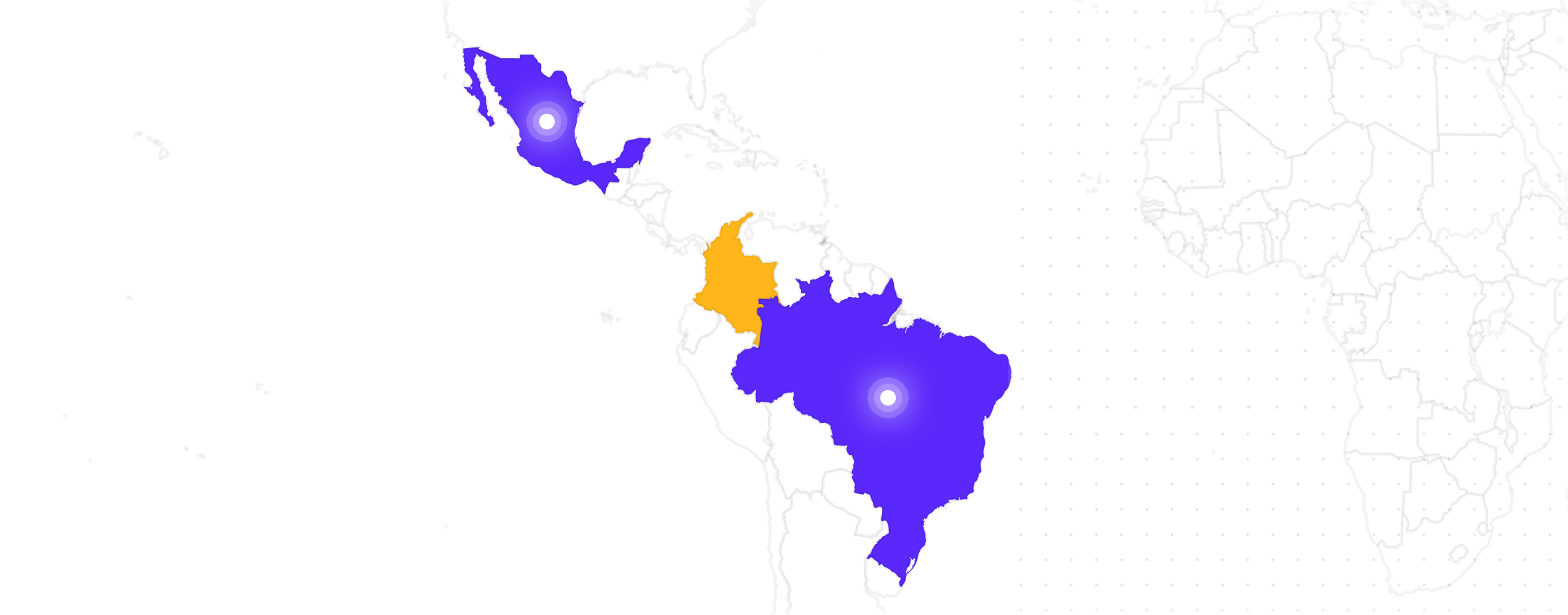 South America map